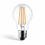 Clear glass E27 LED bulb